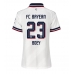 Bayern Munich Sacha Boey #23 Borta matchtröja Dam 2026-27 Kortärmad Billigt